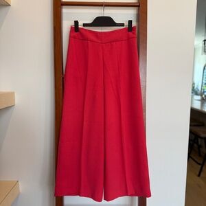 Express High Rise Cropped Culottes – Pink – Size 4